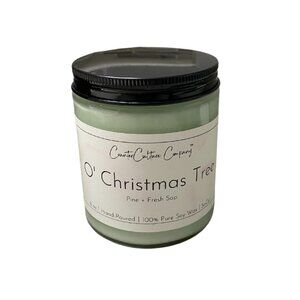 O' Christmas Tree Soy Wax Jar Candle - Pine Scented - 8oz